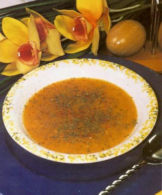 Kıymalı Tarhana Çorbası (4 Kişilik) tarifi