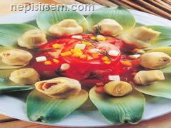 Enginar Salatası (6 kişilik) tarif tarifi