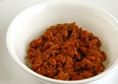 200 kalori of Canned Chili con Carne