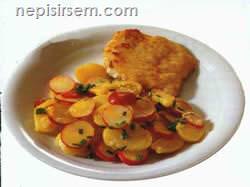 Balıklı Patates Salatası (2 Kişilik) tarifi